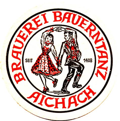 aichach aic-by bauerntanz rund 1a (215-seit 1408-schwarzrot)